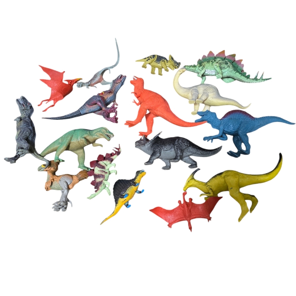 Plastic Dinosaur Set of 15